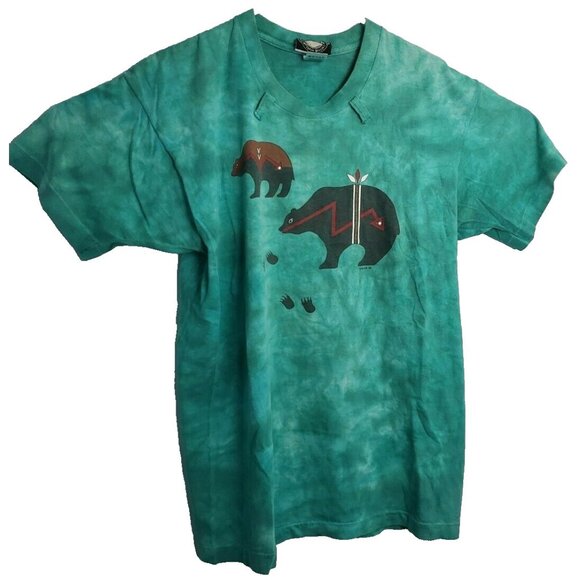 Fruit of the Loom Other - Buffalo Billies Wild West Bears Artwear Men's Large T-Shirt Single Stitch 1988